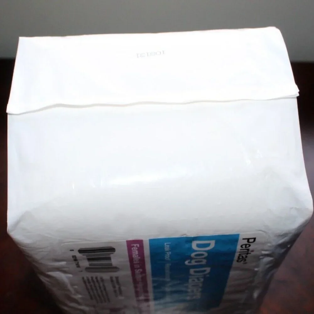 Peritas Disposable Dog Puppy Diapers for Female in Heat Period (X-Large) 12 ct.